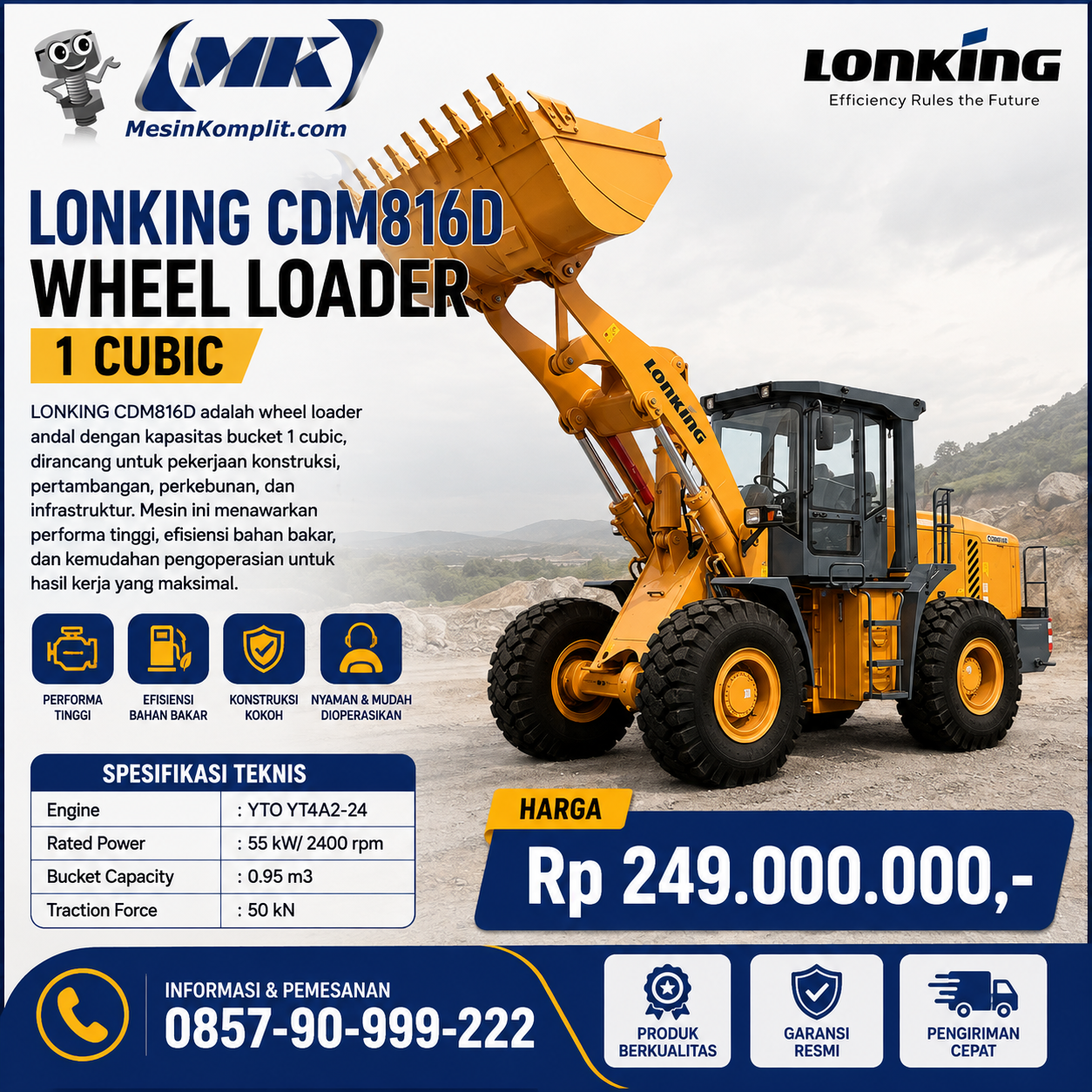 Wheel Loader 1 Kubik (TSK...